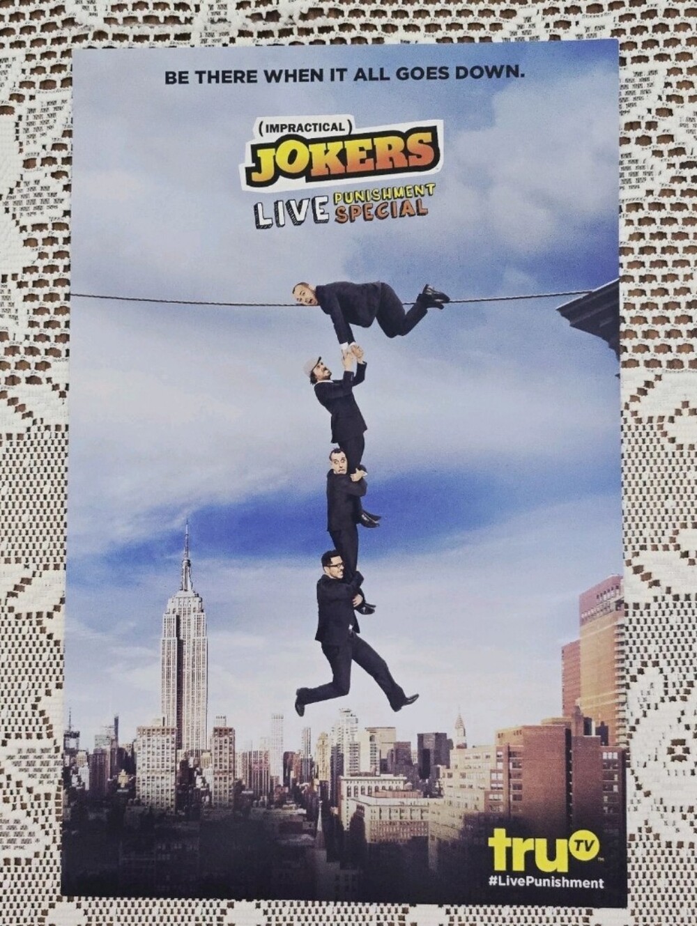 Impractical Jokers 17"x 11" Promo Poster Live Punishment Special Exclusive truTV